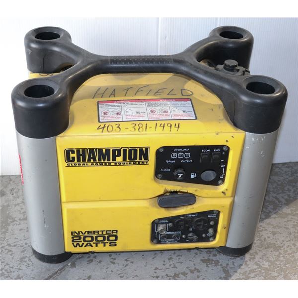 CHAMPION 2000W GENERATOR