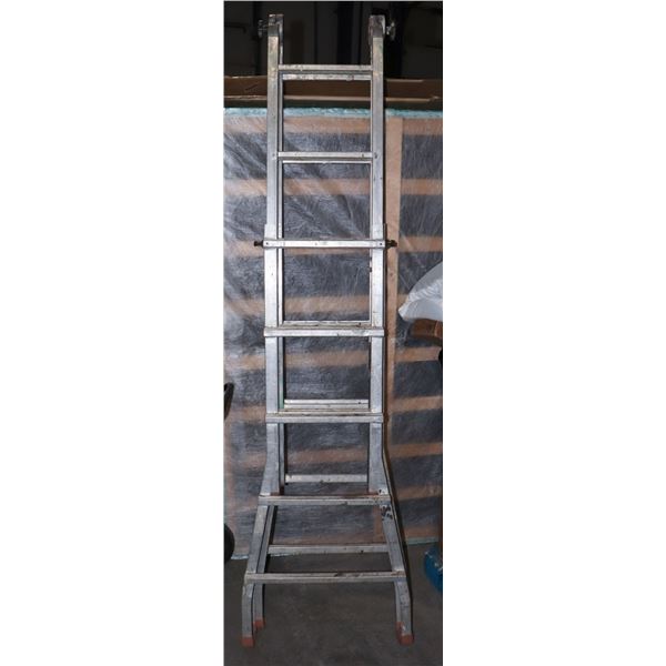 HEAVY DUTY VERY ADJUSTABLE LADDER
