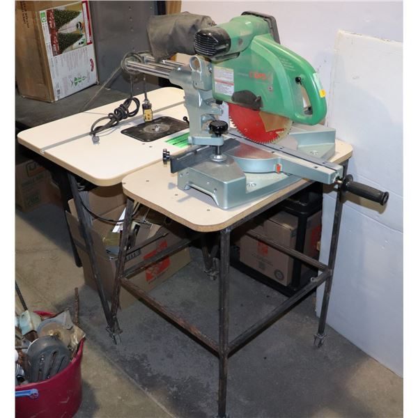 HITACHI 10'' SLIDE COMPOUND SAW WITH