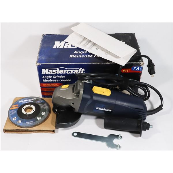 4-1/2" MASTERCRAFT ANGLE GRINDER