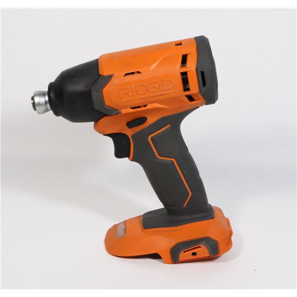 RIGID 18V IMPACT DRILL, NO BATTERY OR CHARGER