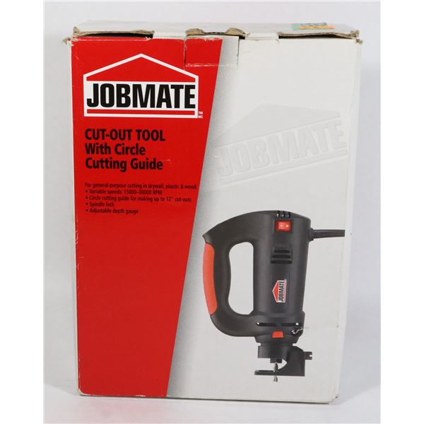 JOBMATE CUT OUT TOOL WITH CIRCLE CUTTING GUIDE