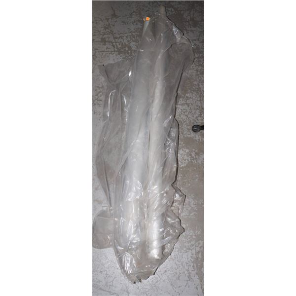 TWO PARTIAL ROLLS OF VAPOUR BARRIER