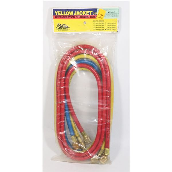 NEW YELLOW JACKET 3 PAK REFRIGERATION CHARGING