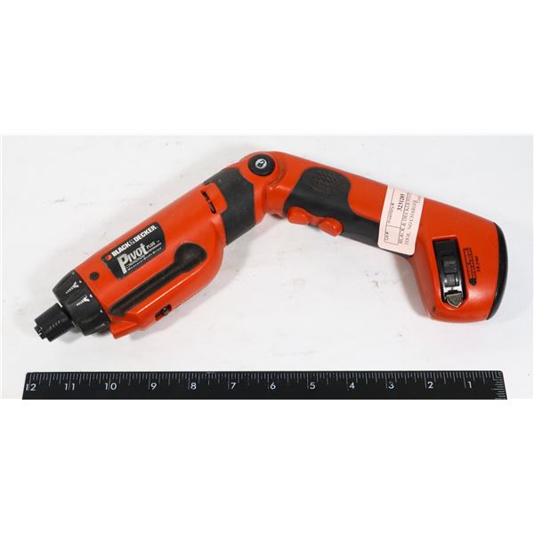 BLACK & DECKER PIVOT PLUS TOOL, NO CHARGER