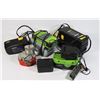 Image 1 : LOT OF POWER TOOL BATTERIES AND CHARGERS