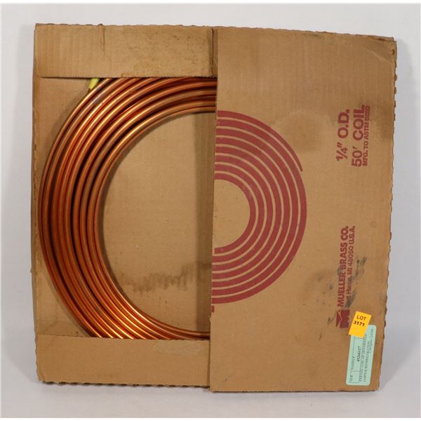 PARTIAL COIL OF DEHYDRATED COPPER REFRIGERATION