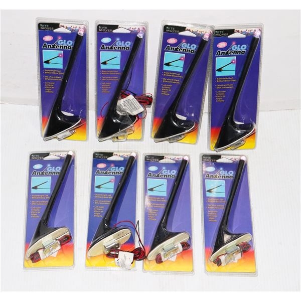 LARGE LOT OF NEW LED GLOW ANTENNA