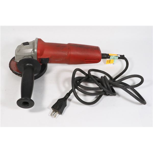 MILWAUKEE CORDED GRINDER TESTED BRIEFLY