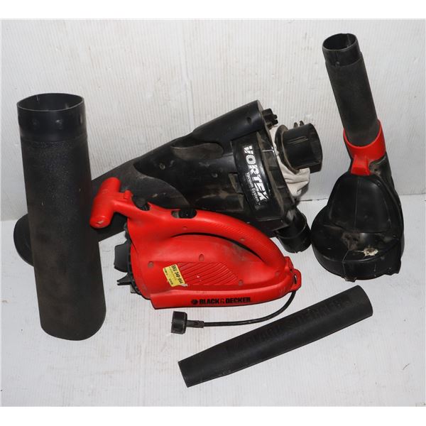 BLACK & DECKER QUICK CHANGE SUPER BLOWER VAC