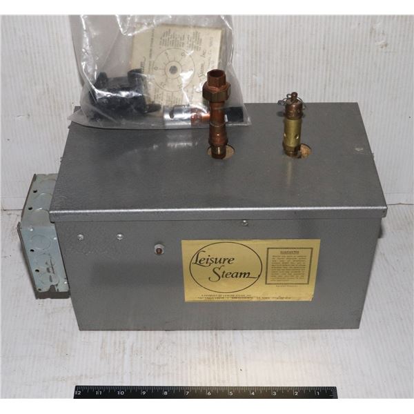 STEAM SHOWER UNIT WITH TIMER AND HEAD