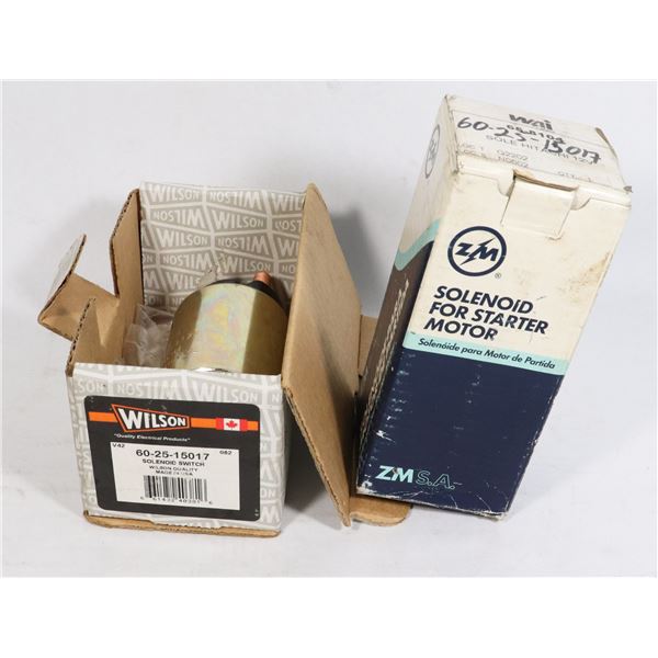 LOT OF 2 - STARTER SOLENOIDS PN# 60-25-15017