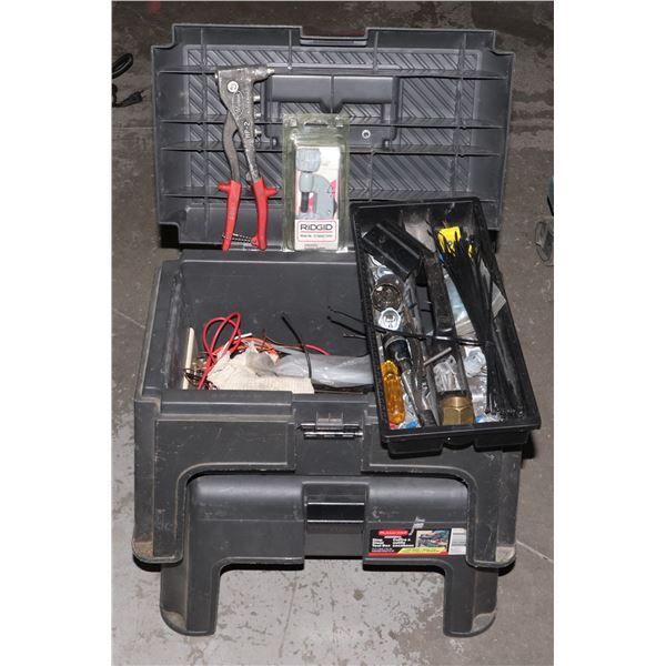 TWO ESTATE TOOL BOX STOOLS WITH CONTENTS