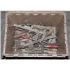 Image 1 : TOTE OF ASSORTED CLAMPS, SOME ARE INCOMPLETE