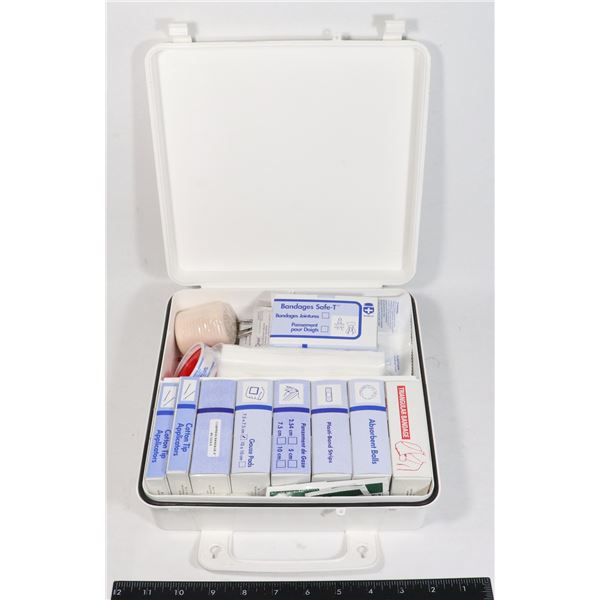FIRST AID KIT IN CASE. UNUSED