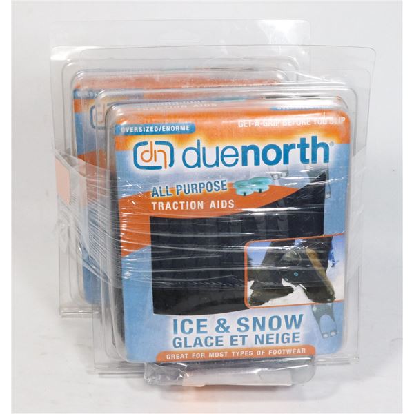 LOT OF 2 - BOOT TRACTION AIDS, SLIP-ON