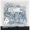 Image 1 : 3/8" PLATED STEEL WASHERS. PACKAGE OF 200
