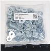 Image 1 : 3/8" PLATED STEEL WASHERS. PACKAGE OF 200