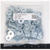 Image 1 : 3/8" PLATED STEEL WASHERS. PACKAGE OF 200