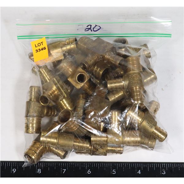 BAG OF ASSORTED PEX FITTINGS