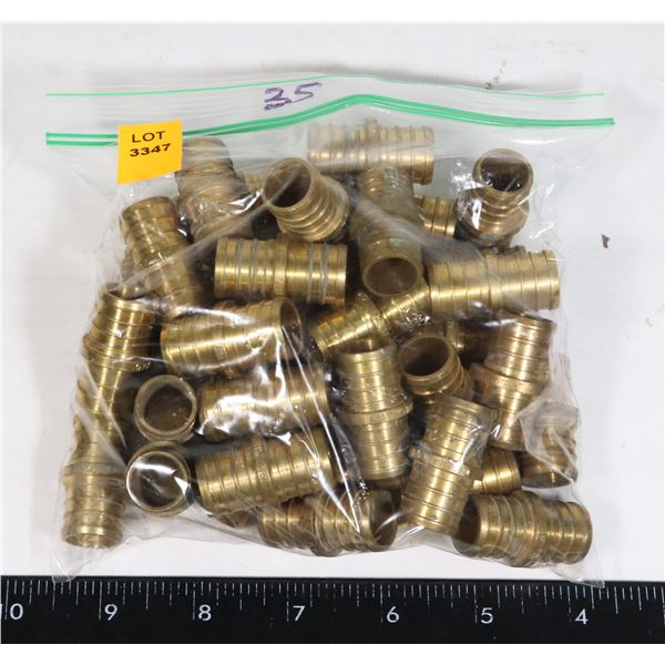BAG OF ASSORTED PEX FITTINGS