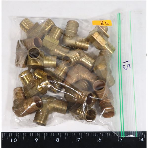 BAG OF ASSORTED PEX FITTINGS