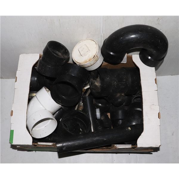 LARGE BOX OF UNUSED PLUMBING