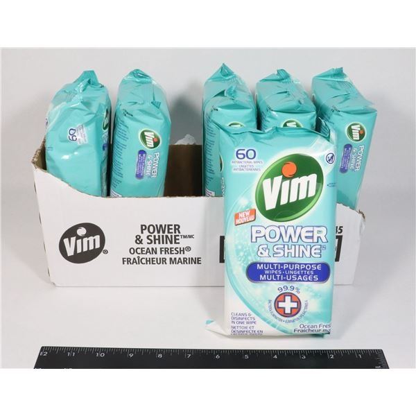 NEW CASE OF VIM POWER & SHINE OCEAN FRESH