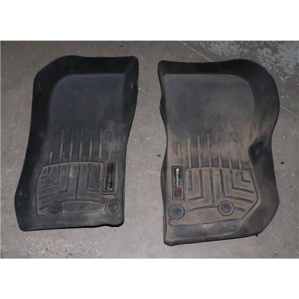 PAIR OF WEATHER TECH MATS