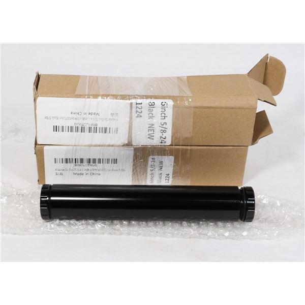 LOT OF 2 6INCH 5/8-24 ALUMINUM CAR FUEL FILTER