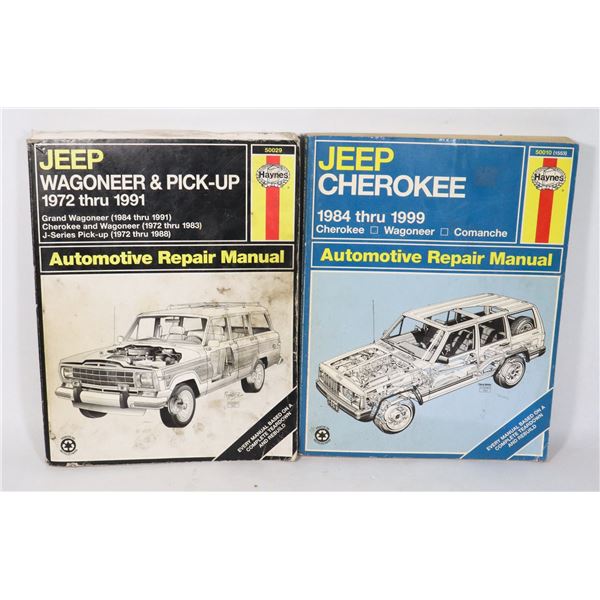 2 JEEP AUTOMOTIVE REPAIR MANUALS