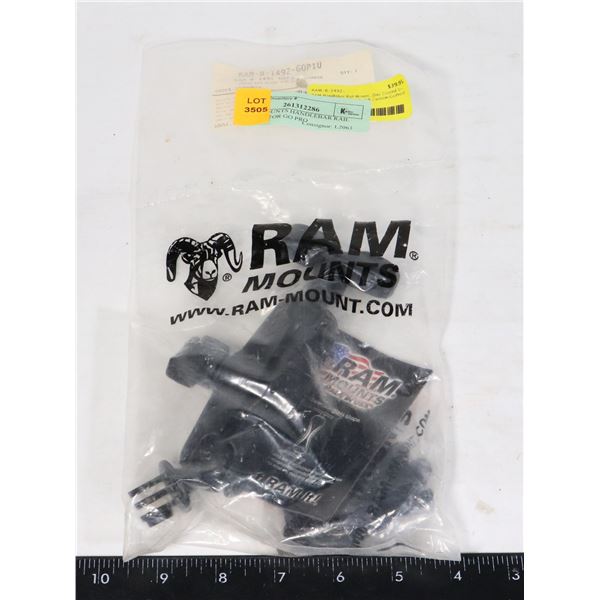 RAM MOUNTS HANDLEBAR RAIL MOUNT FOR GO PRO