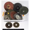 Image 1 : LOT OF USED GRINDER WHEELS/ SANDING DISCS