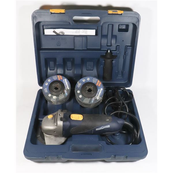 MASTERCRAFT GRINDER IN CASE WITH NEW DISCS