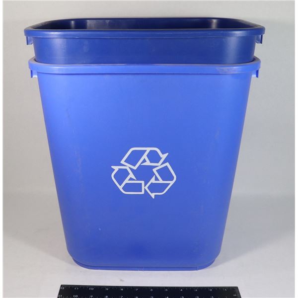 TWO RECYCLING WASTEBASKETS