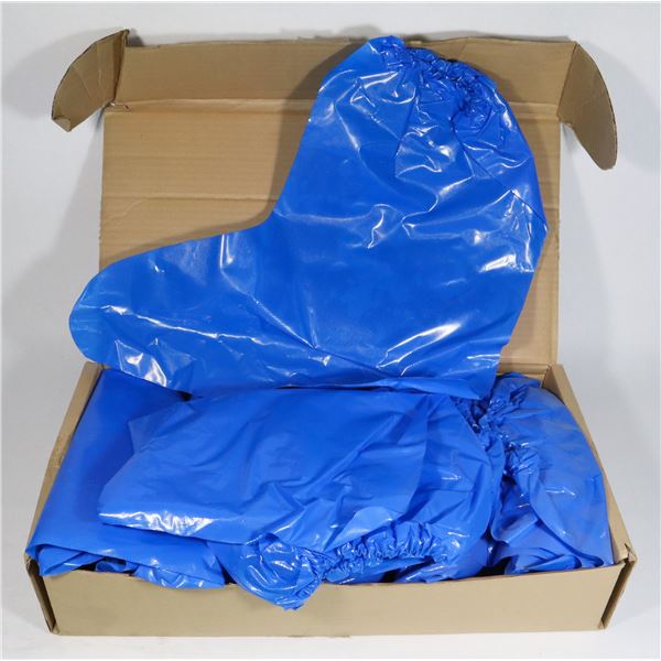 NEW 50PC CASE OF ELASTA-BOOT 4MIL BOOT COVERS