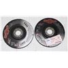 Image 1 : TWO 5 X 1/4 TYPE 27 RIGHT ANGLE EGRINDER DISCS
