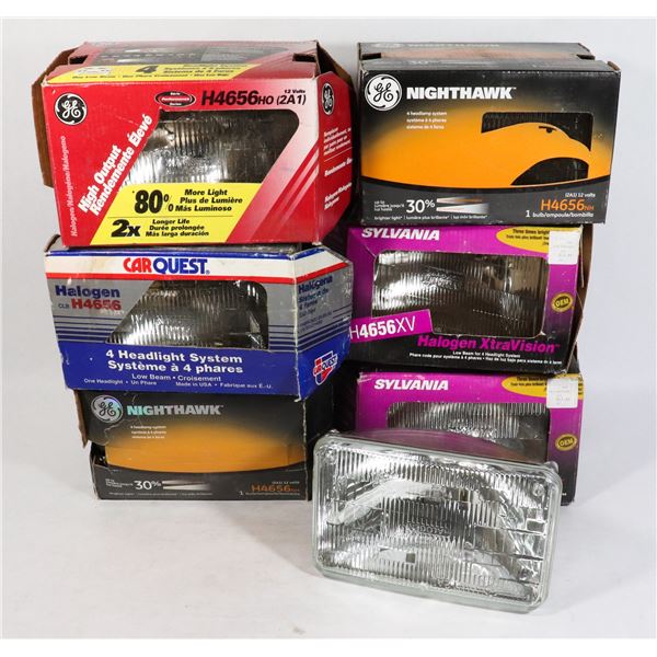 BOX OF NEW OLD STOCK HEADLIGHTS INCLUDING