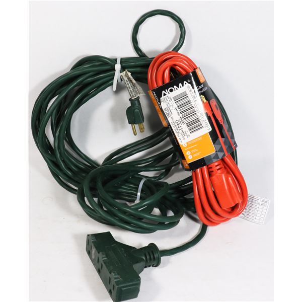 BOX OF EXTENSION CABLES INCLUDING NEW NOMA