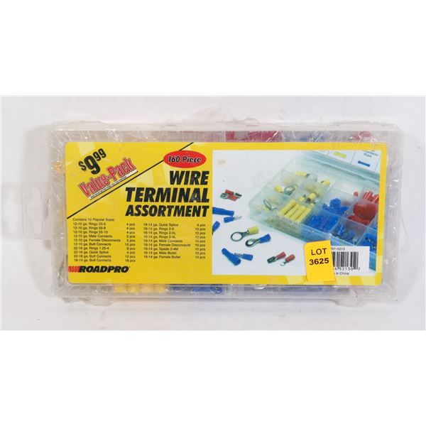 NEW 160PC WIRE TERMINAL ASSORTMENT KIT