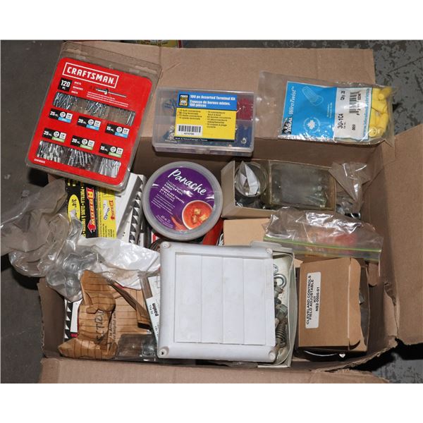 BOX FULL OF ELECTRICAL ACCESSORIES AND MORE!