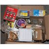 Image 1 : BOX FULL OF ELECTRICAL ACCESSORIES AND MORE!