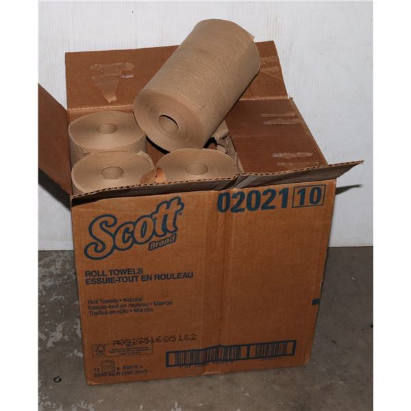 BOX OF 12 SCOT BRAND ROLL TOWELS
