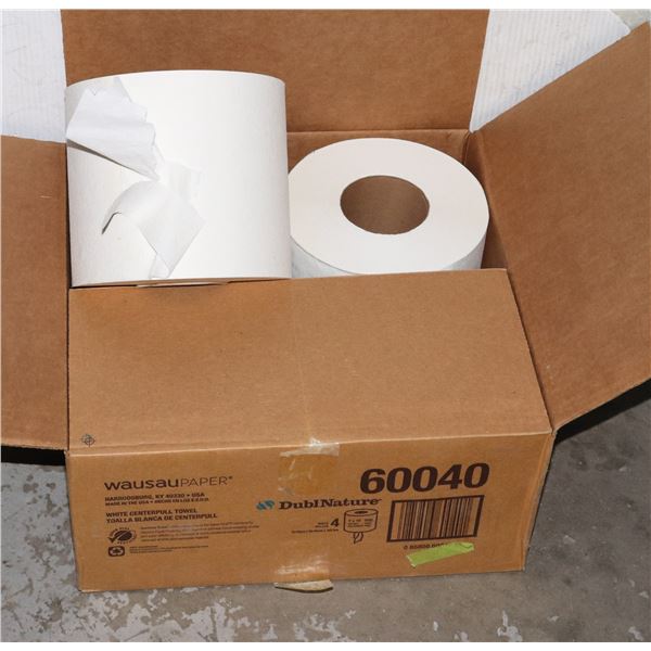 BOX OF 4 WAUSAUPAPER CENTERPULL TOWEL