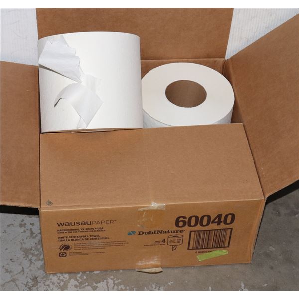 BOX OF 4 WAUSAUPAPER CENTERPULL TOWEL