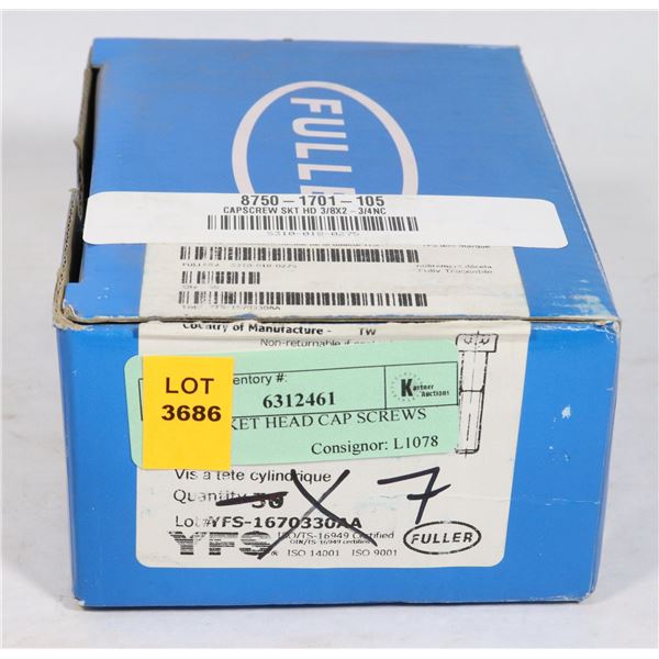 7 3/8 SOCKET HEAD CAP SCREWS