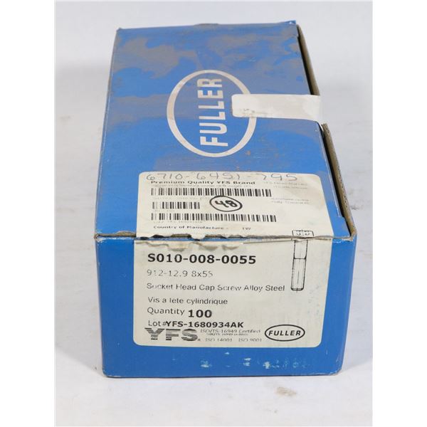 100 SOCKET HEAD CAP SCREWS