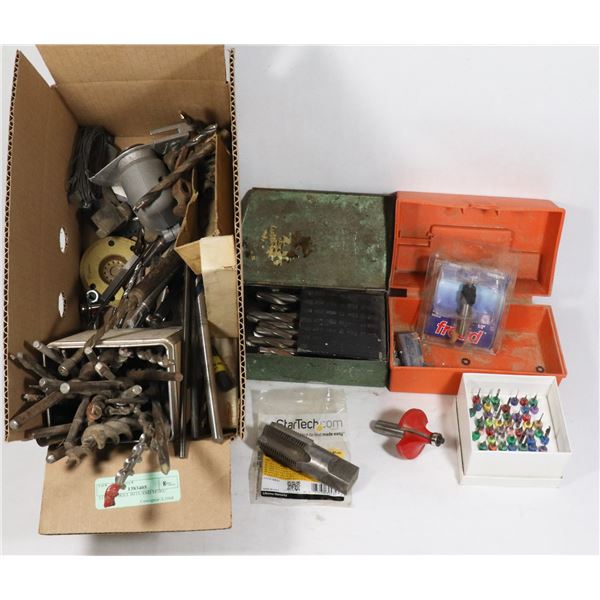 LOT OF DRILL BITS AND MORE!