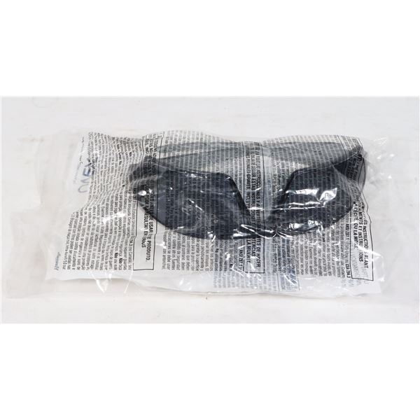 UVEX BLACK FRAME GRARY LENS SAFTEY GLASSES