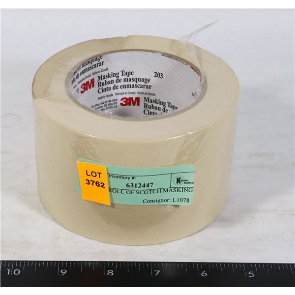 LARGE ROLL OF SCOTCH MASKING TAPE